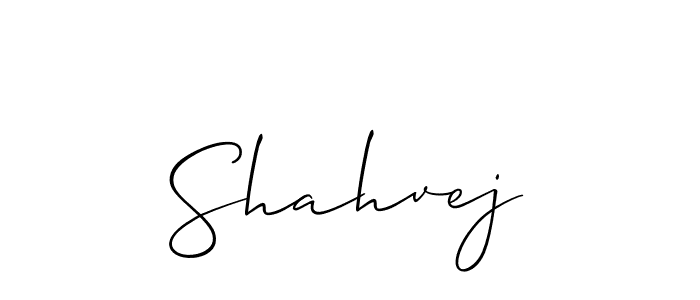 Also You can easily find your signature by using the search form. We will create Shahvej name handwritten signature images for you free of cost using Allison_Script sign style. Shahvej signature style 2 images and pictures png