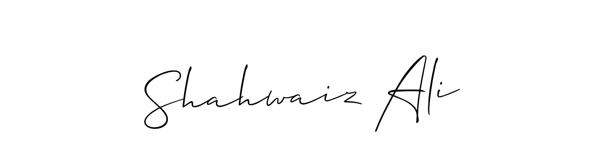 It looks lik you need a new signature style for name Shahwaiz Ali. Design unique handwritten (Allison_Script) signature with our free signature maker in just a few clicks. Shahwaiz Ali signature style 2 images and pictures png