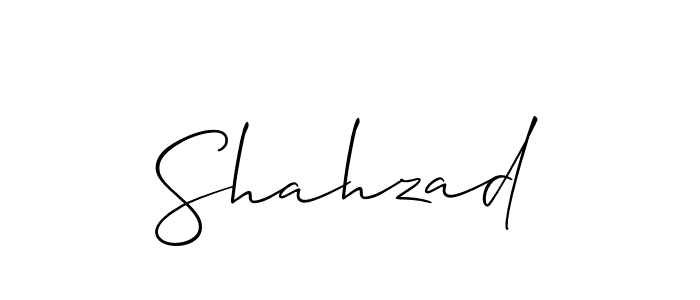 How to make Shahzad name signature. Use Allison_Script style for creating short signs online. This is the latest handwritten sign. Shahzad signature style 2 images and pictures png
