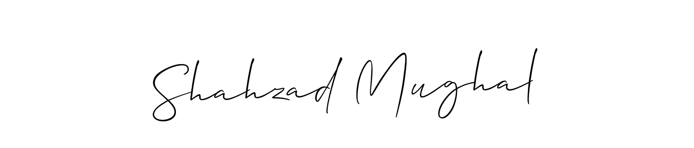 How to Draw Shahzad Mughal signature style? Allison_Script is a latest design signature styles for name Shahzad Mughal. Shahzad Mughal signature style 2 images and pictures png