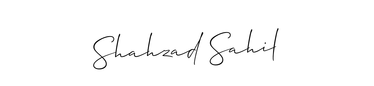 Here are the top 10 professional signature styles for the name Shahzad Sahil. These are the best autograph styles you can use for your name. Shahzad Sahil signature style 2 images and pictures png