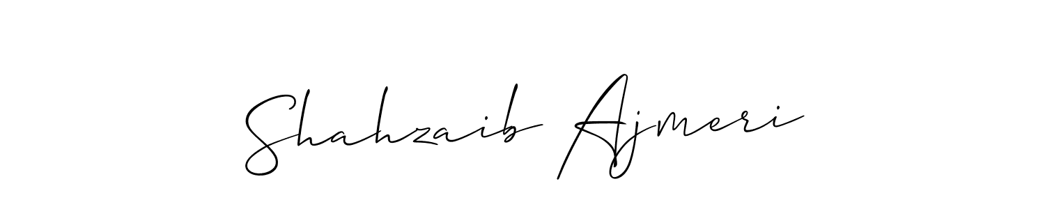 Once you've used our free online signature maker to create your best signature Allison_Script style, it's time to enjoy all of the benefits that Shahzaib Ajmeri name signing documents. Shahzaib Ajmeri signature style 2 images and pictures png