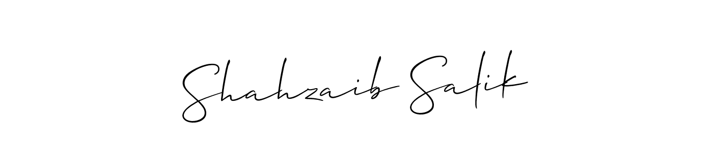 You should practise on your own different ways (Allison_Script) to write your name (Shahzaib Salik) in signature. don't let someone else do it for you. Shahzaib Salik signature style 2 images and pictures png