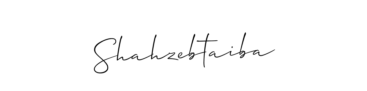Shahzebtaiba stylish signature style. Best Handwritten Sign (Allison_Script) for my name. Handwritten Signature Collection Ideas for my name Shahzebtaiba. Shahzebtaiba signature style 2 images and pictures png