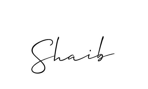 It looks lik you need a new signature style for name Shaib. Design unique handwritten (Allison_Script) signature with our free signature maker in just a few clicks. Shaib signature style 2 images and pictures png