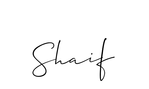 Best and Professional Signature Style for Shaif. Allison_Script Best Signature Style Collection. Shaif signature style 2 images and pictures png