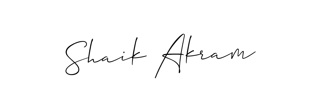 Also You can easily find your signature by using the search form. We will create Shaik Akram name handwritten signature images for you free of cost using Allison_Script sign style. Shaik Akram signature style 2 images and pictures png