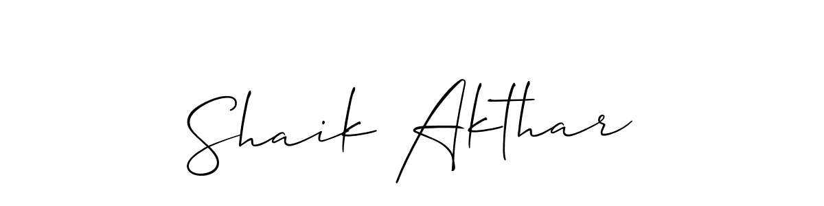 Similarly Allison_Script is the best handwritten signature design. Signature creator online .You can use it as an online autograph creator for name Shaik Akthar. Shaik Akthar signature style 2 images and pictures png
