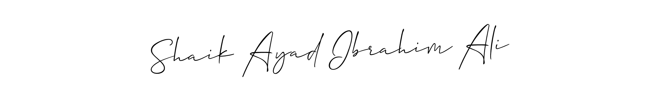 Best and Professional Signature Style for Shaik Ayad Ibrahim Ali. Allison_Script Best Signature Style Collection. Shaik Ayad Ibrahim Ali signature style 2 images and pictures png