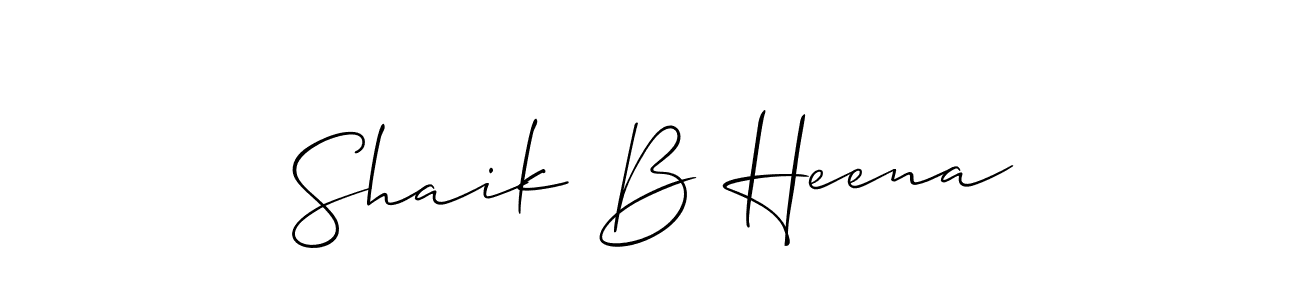 Best and Professional Signature Style for Shaik B Heena. Allison_Script Best Signature Style Collection. Shaik B Heena signature style 2 images and pictures png
