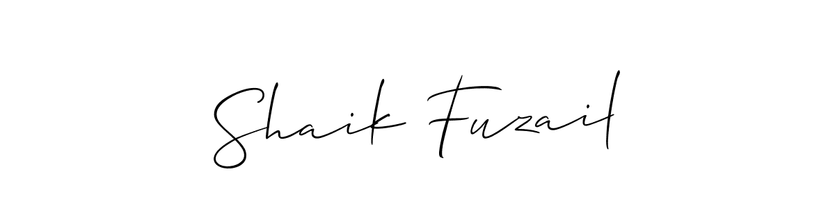 You can use this online signature creator to create a handwritten signature for the name Shaik Fuzail. This is the best online autograph maker. Shaik Fuzail signature style 2 images and pictures png