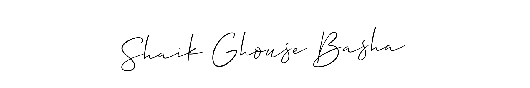 How to Draw Shaik Ghouse Basha signature style? Allison_Script is a latest design signature styles for name Shaik Ghouse Basha. Shaik Ghouse Basha signature style 2 images and pictures png