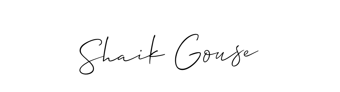 Best and Professional Signature Style for Shaik Gouse. Allison_Script Best Signature Style Collection. Shaik Gouse signature style 2 images and pictures png