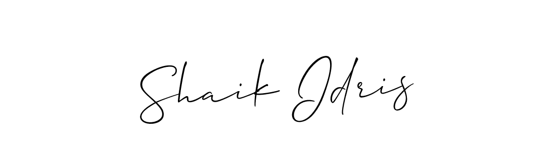Make a short Shaik Idris signature style. Manage your documents anywhere anytime using Allison_Script. Create and add eSignatures, submit forms, share and send files easily. Shaik Idris signature style 2 images and pictures png