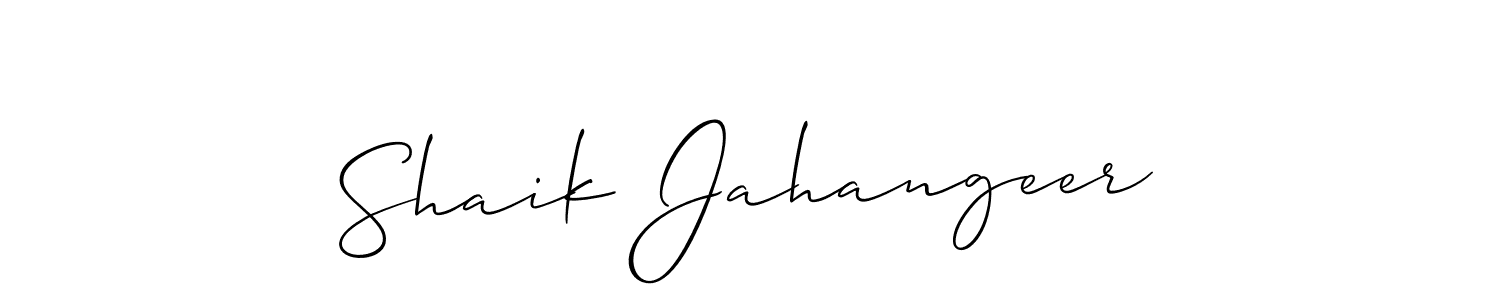 See photos of Shaik Jahangeer official signature by Spectra . Check more albums & portfolios. Read reviews & check more about Allison_Script font. Shaik Jahangeer signature style 2 images and pictures png