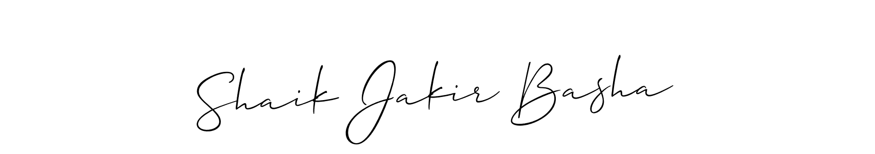 Make a short Shaik Jakir Basha signature style. Manage your documents anywhere anytime using Allison_Script. Create and add eSignatures, submit forms, share and send files easily. Shaik Jakir Basha signature style 2 images and pictures png