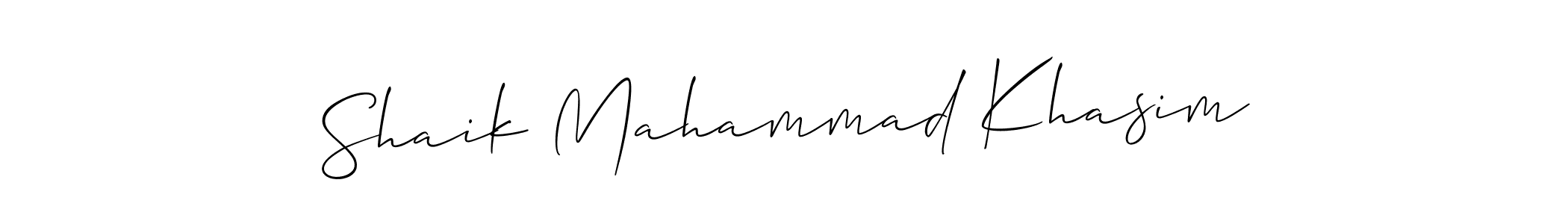 How to Draw Shaik Mahammad Khasim signature style? Allison_Script is a latest design signature styles for name Shaik Mahammad Khasim. Shaik Mahammad Khasim signature style 2 images and pictures png