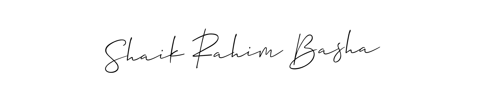 Make a beautiful signature design for name Shaik Rahim Basha. Use this online signature maker to create a handwritten signature for free. Shaik Rahim Basha signature style 2 images and pictures png