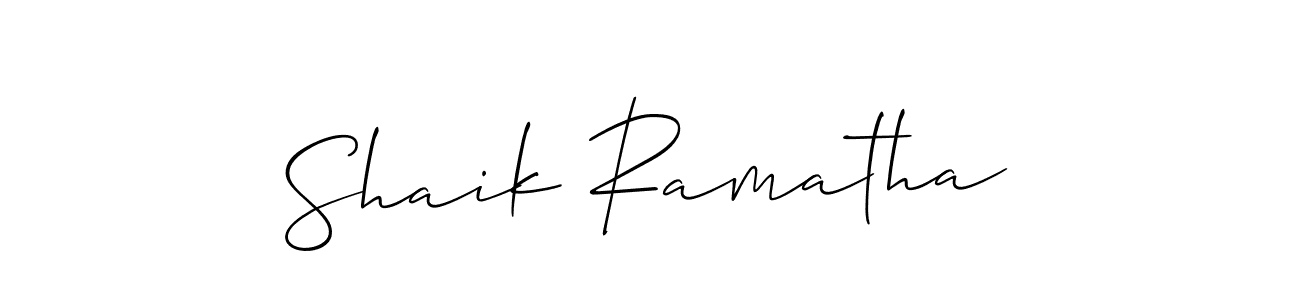Make a beautiful signature design for name Shaik Ramatha. Use this online signature maker to create a handwritten signature for free. Shaik Ramatha signature style 2 images and pictures png