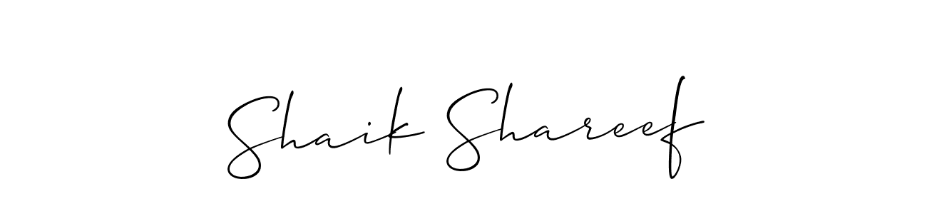 How to Draw Shaik Shareef signature style? Allison_Script is a latest design signature styles for name Shaik Shareef. Shaik Shareef signature style 2 images and pictures png