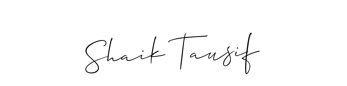 Make a beautiful signature design for name Shaik Tausif. Use this online signature maker to create a handwritten signature for free. Shaik Tausif signature style 2 images and pictures png