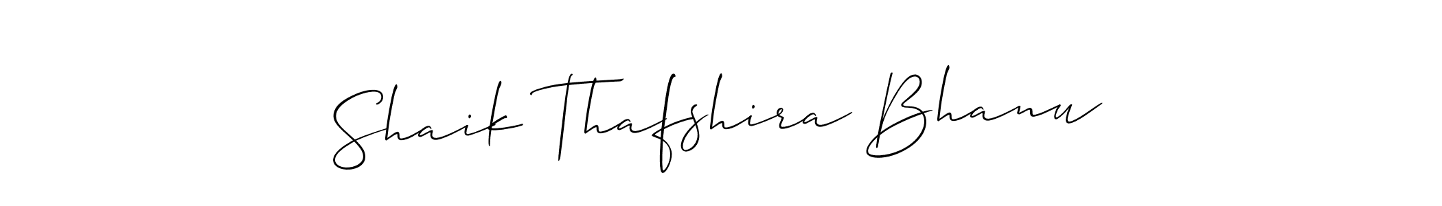 Once you've used our free online signature maker to create your best signature Allison_Script style, it's time to enjoy all of the benefits that Shaik Thafshira Bhanu name signing documents. Shaik Thafshira Bhanu signature style 2 images and pictures png