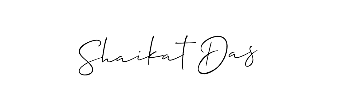 Also You can easily find your signature by using the search form. We will create Shaikat Das name handwritten signature images for you free of cost using Allison_Script sign style. Shaikat Das signature style 2 images and pictures png