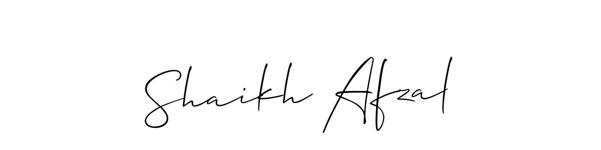 How to make Shaikh Afzal signature? Allison_Script is a professional autograph style. Create handwritten signature for Shaikh Afzal name. Shaikh Afzal signature style 2 images and pictures png