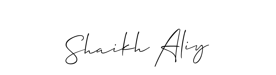 Best and Professional Signature Style for Shaikh Aliy. Allison_Script Best Signature Style Collection. Shaikh Aliy signature style 2 images and pictures png