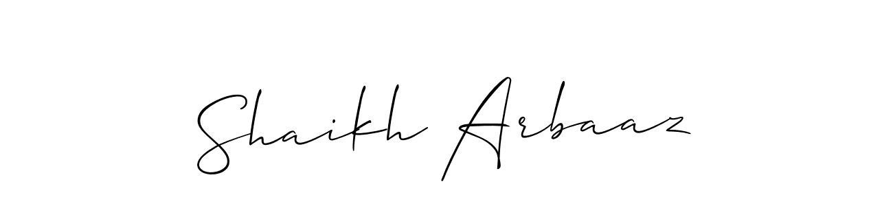 Similarly Allison_Script is the best handwritten signature design. Signature creator online .You can use it as an online autograph creator for name Shaikh Arbaaz. Shaikh Arbaaz signature style 2 images and pictures png