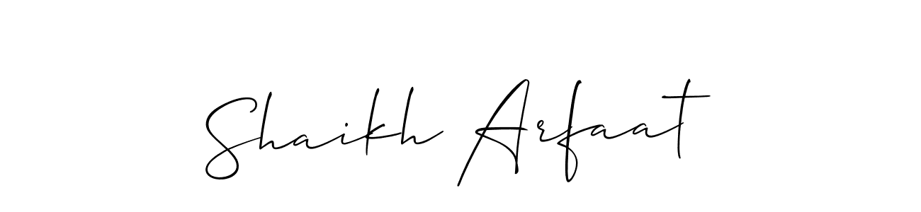 Make a beautiful signature design for name Shaikh Arfaat. Use this online signature maker to create a handwritten signature for free. Shaikh Arfaat signature style 2 images and pictures png