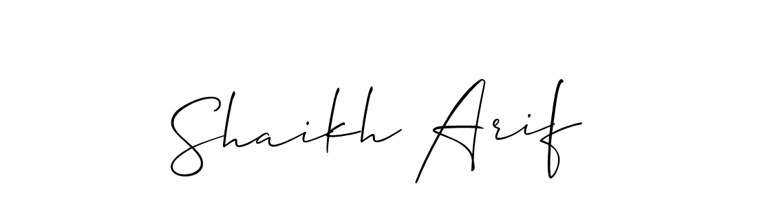 Make a beautiful signature design for name Shaikh Arif. Use this online signature maker to create a handwritten signature for free. Shaikh Arif signature style 2 images and pictures png