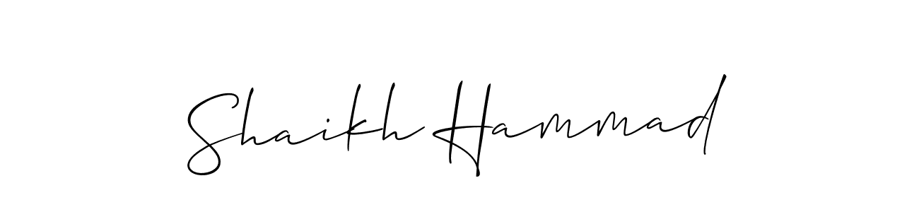 Best and Professional Signature Style for Shaikh Hammad. Allison_Script Best Signature Style Collection. Shaikh Hammad signature style 2 images and pictures png