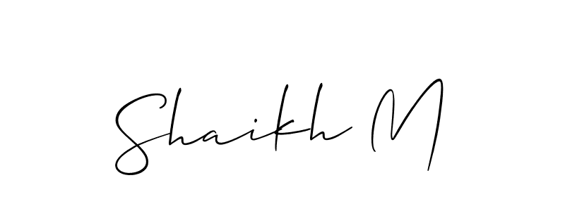 Once you've used our free online signature maker to create your best signature Allison_Script style, it's time to enjoy all of the benefits that Shaikh M name signing documents. Shaikh M signature style 2 images and pictures png