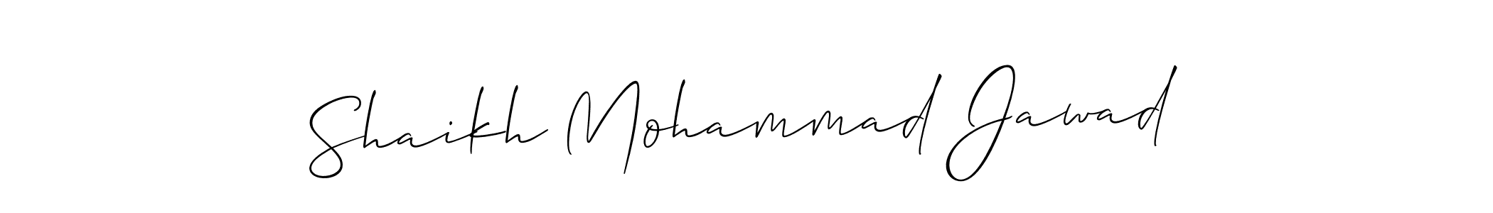 Make a beautiful signature design for name Shaikh Mohammad Jawad. Use this online signature maker to create a handwritten signature for free. Shaikh Mohammad Jawad signature style 2 images and pictures png