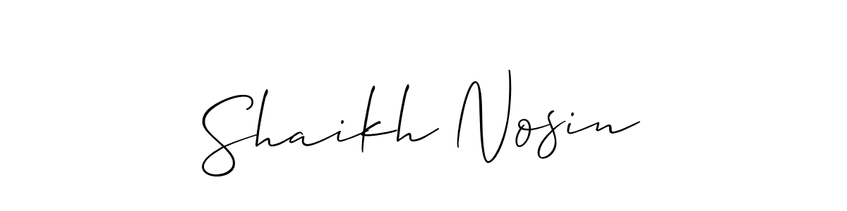 Here are the top 10 professional signature styles for the name Shaikh Nosin. These are the best autograph styles you can use for your name. Shaikh Nosin signature style 2 images and pictures png