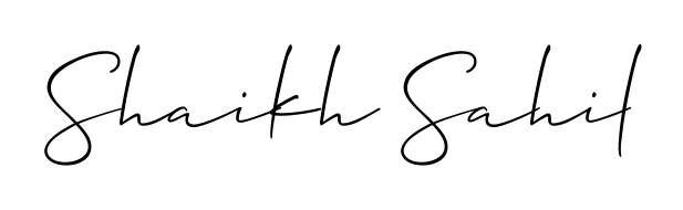 Discover the perfect balance of readability and style for Shaikh Sahil with Allison_Script font. Create your dream signature today. Shaikh Sahil signature style 2 images and pictures png
