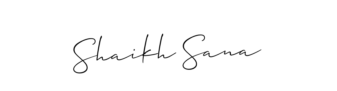 Make a beautiful signature design for name Shaikh Sana. Use this online signature maker to create a handwritten signature for free. Shaikh Sana signature style 2 images and pictures png