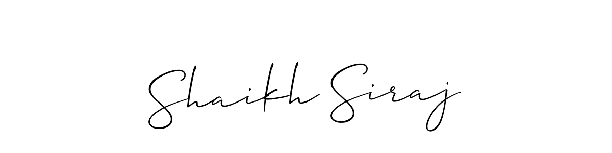 How to Draw Shaikh Siraj signature style? Allison_Script is a latest design signature styles for name Shaikh Siraj. Shaikh Siraj signature style 2 images and pictures png