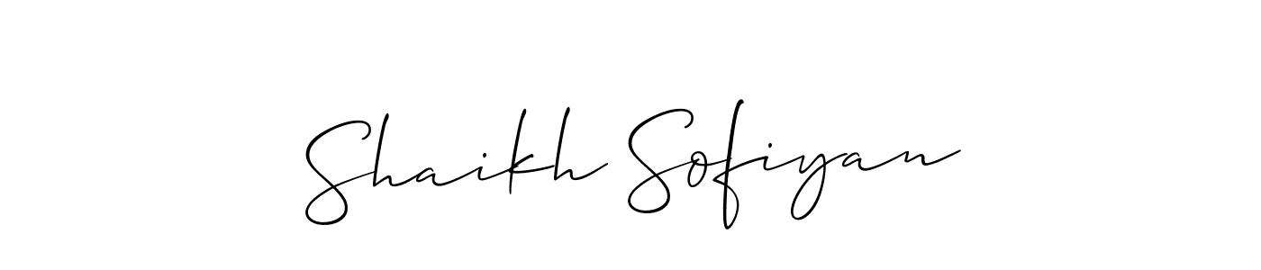 Make a beautiful signature design for name Shaikh Sofiyan. Use this online signature maker to create a handwritten signature for free. Shaikh Sofiyan signature style 2 images and pictures png