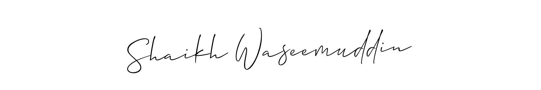 Here are the top 10 professional signature styles for the name Shaikh Waseemuddin. These are the best autograph styles you can use for your name. Shaikh Waseemuddin signature style 2 images and pictures png