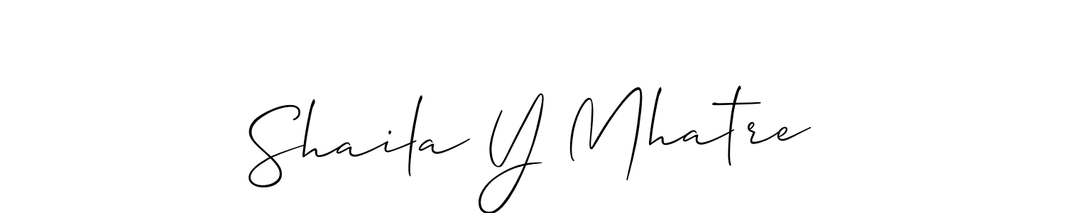 You can use this online signature creator to create a handwritten signature for the name Shaila Y Mhatre. This is the best online autograph maker. Shaila Y Mhatre signature style 2 images and pictures png