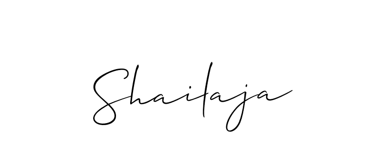The best way (Allison_Script) to make a short signature is to pick only two or three words in your name. The name Shailaja include a total of six letters. For converting this name. Shailaja signature style 2 images and pictures png