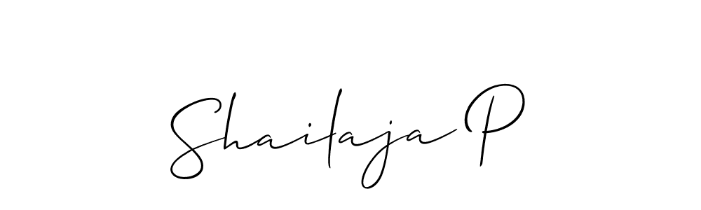 Make a beautiful signature design for name Shailaja P. Use this online signature maker to create a handwritten signature for free. Shailaja P signature style 2 images and pictures png