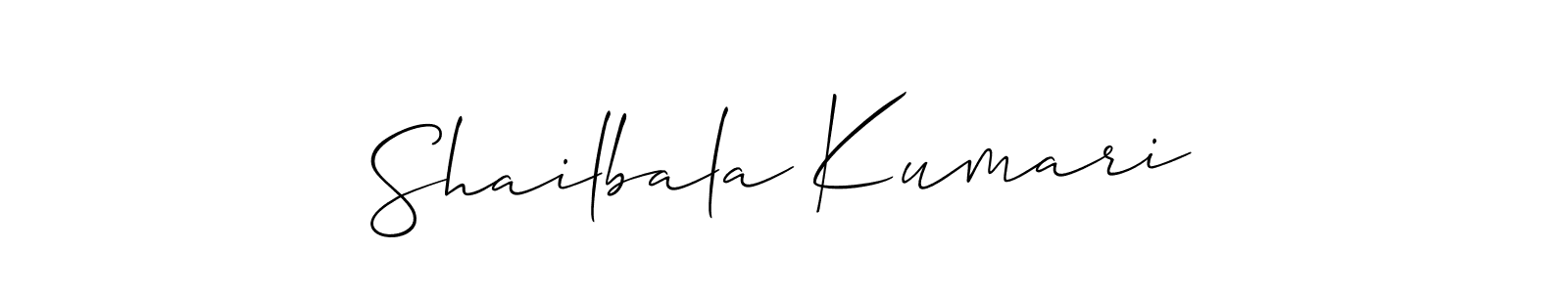 You can use this online signature creator to create a handwritten signature for the name Shailbala Kumari. This is the best online autograph maker. Shailbala Kumari signature style 2 images and pictures png