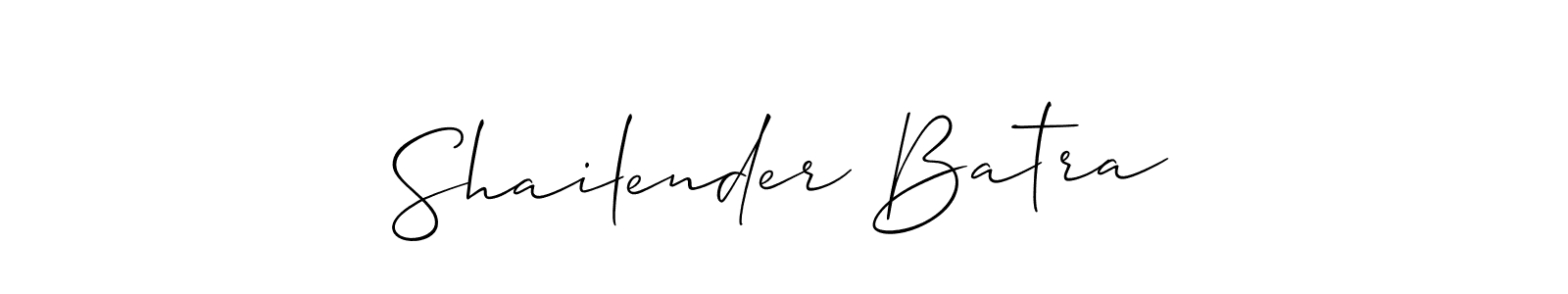 It looks lik you need a new signature style for name Shailender Batra. Design unique handwritten (Allison_Script) signature with our free signature maker in just a few clicks. Shailender Batra signature style 2 images and pictures png