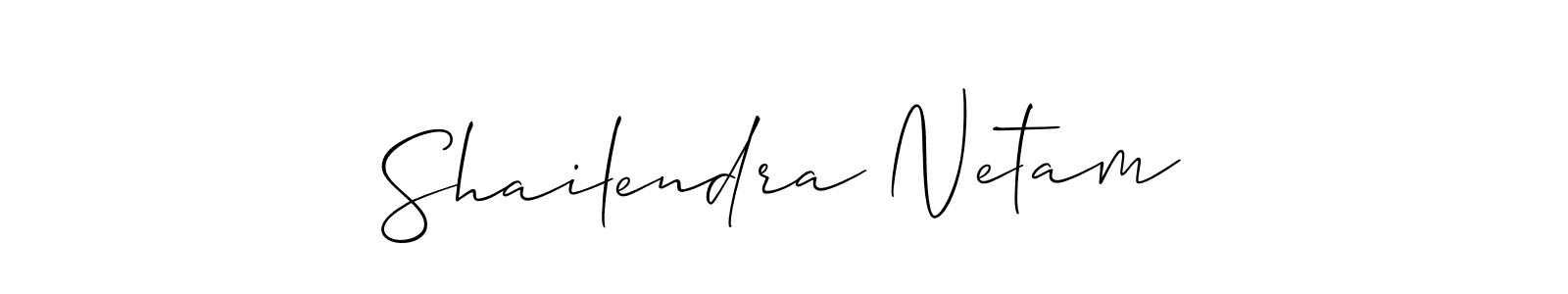 How to Draw Shailendra Netam signature style? Allison_Script is a latest design signature styles for name Shailendra Netam. Shailendra Netam signature style 2 images and pictures png