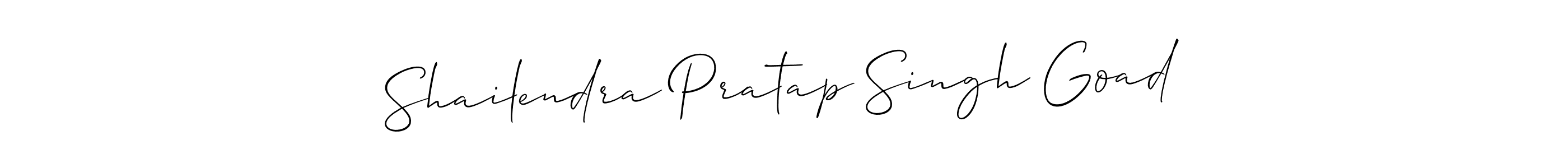 You can use this online signature creator to create a handwritten signature for the name Shailendra Pratap Singh Goad. This is the best online autograph maker. Shailendra Pratap Singh Goad signature style 2 images and pictures png