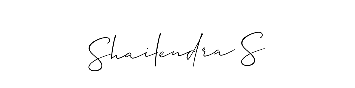 Also You can easily find your signature by using the search form. We will create Shailendra S name handwritten signature images for you free of cost using Allison_Script sign style. Shailendra S signature style 2 images and pictures png