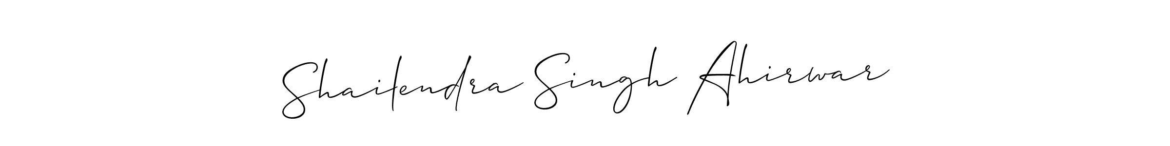Shailendra Singh Ahirwar stylish signature style. Best Handwritten Sign (Allison_Script) for my name. Handwritten Signature Collection Ideas for my name Shailendra Singh Ahirwar. Shailendra Singh Ahirwar signature style 2 images and pictures png